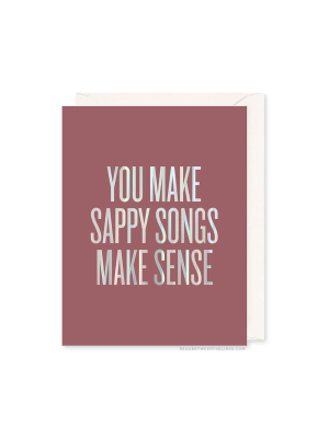 Sappy Songs Card