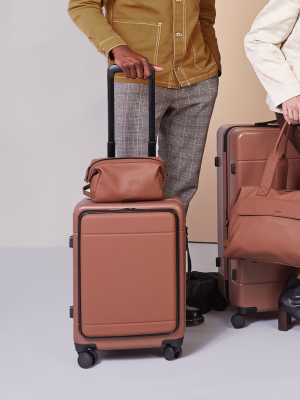 Hue Carry-on Luggage With Hardshell Pocket