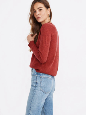 (re)sponsible Cashmere Roll-trim Pullover Sweater