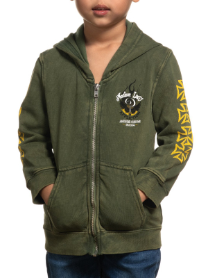 Indian Larry Shaman Zip Hood-toddler