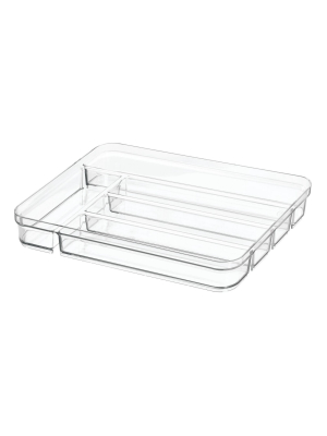 Idesign Crisp Cutlery Tray Clear