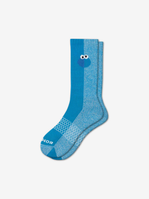 Sesame Street Cookie Monster Calf Socks