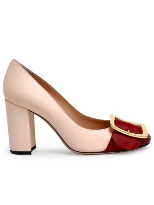 Bally Bi-colour Buckle Pumps