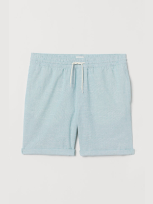 Knee-length Cotton Shorts