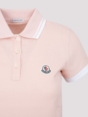 Moncler Logo Patched Polo Shirt