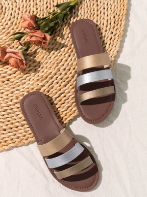 Olympia Three Straps Slides