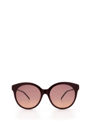 Gucci Eyewear Round Frame Cat Eye Sunglasses