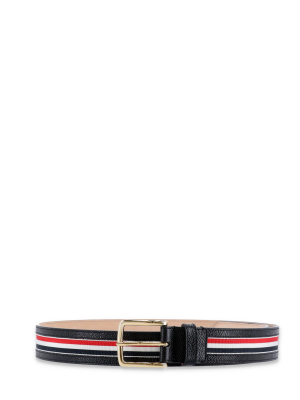 Thom Browne Rwb Stripe-detailed Belt