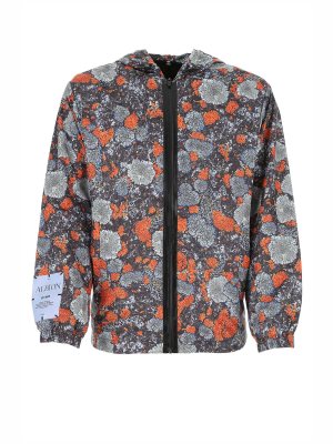 Mcqueen Alexander Mcqueen Floral Printed Windbreaker