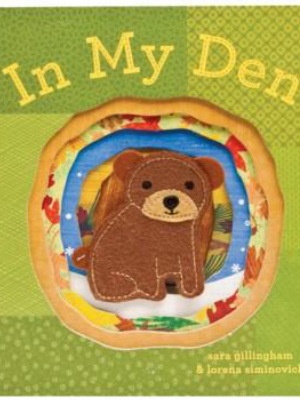 In My Den Finger Puppet Book   By Sara Gillingham