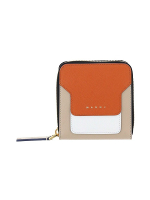 Marni Logo Zip-around Wallet