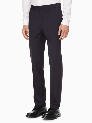 Skinny Fit Navy Suit Pants