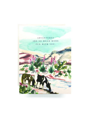 Wild Horse Adventure Card