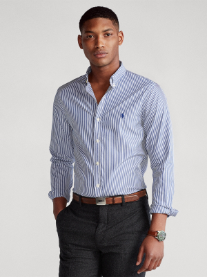 Striped Poplin Shirt