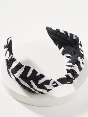 Namjosh Zebra Embellished Headband