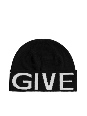 Givenchy Logo-intarsia Turn-up Brim Beanie