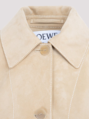 Loewe Buttoned Leather Jacket