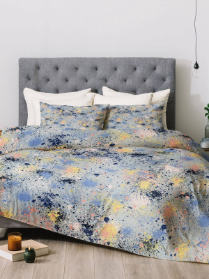 Ninola Design Ink Dust Texture Comforter & Sham Set - Deny Designs