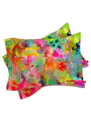 Stephanie Corfee Hot Mess Lightweight Pillowcase Standard Pink - Deny Designs