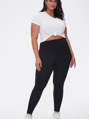 Plus Size High-rise Leggings