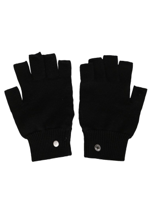 Rick Owens Fingerless Knit Gloves