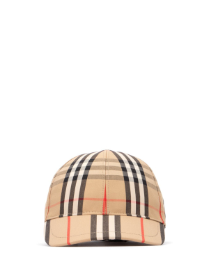 Burberry Kids Vintage Check Baseball Cap