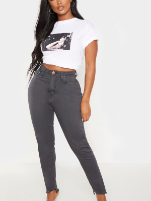 Shape Charcoal High Waist Skinny Jeans