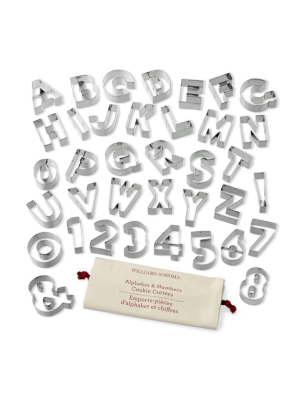 Williams Sonoma Ultimate Alphabet & Number Cookie Set