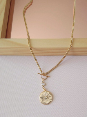 Sunset Toggle Necklace (sd1630)