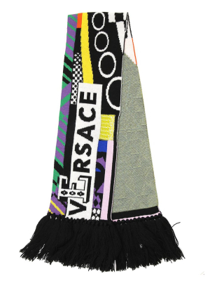 Versace Pop Temple Jacquard Scarf