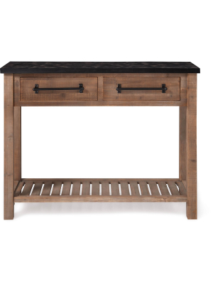 Eugene Console Table Brown - Clickdecor