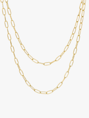 Jennifer Double Chain Necklace
