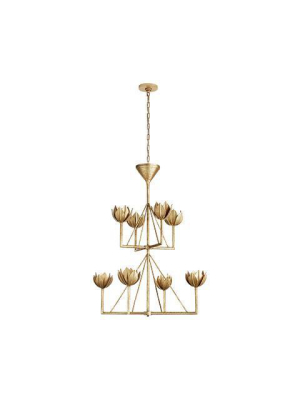 Alberto Medium Two Tier Chandelier