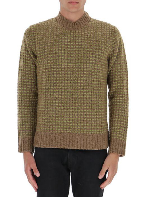 Marni Checked Crewneck Jumper