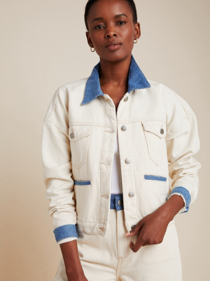 Sika Contrast Denim Jacket