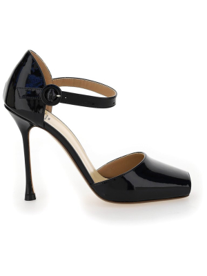 Francesco Russo Open Toe Pumps