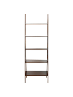 72" Shelf Ladder Bookcase - Flora Home