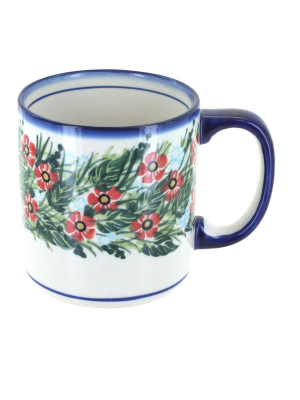 Blue Rose Polish Pottery Chloe Coffee Mug