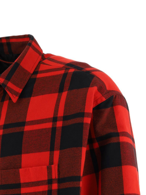 Balenciaga Asymmetric Checked Shirt