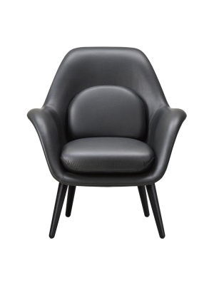 Swoon Lounge Chair - Petit - Leather Shell