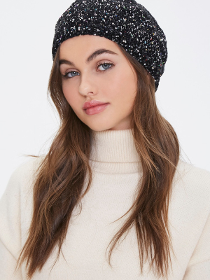 Marled Beret Beanie