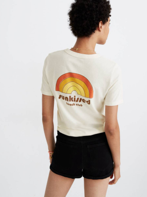 Sunkissed Beach Club Graphic Tomboy Tee