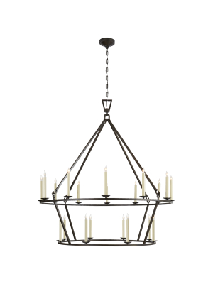 Darlana Extra Large Two-tier Chandelier In Various Colors