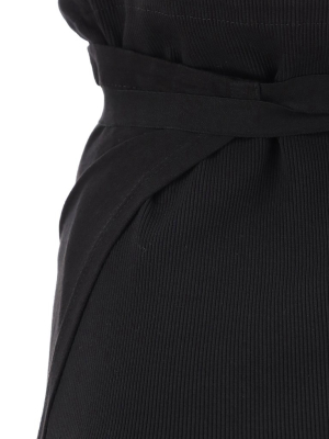 Mm6 Maison Margiela Ribbed Wrapped Skirt