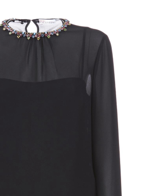 Redvalentino Long Sleeve Blouse