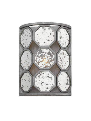 Lara Sconce Brushed Silver