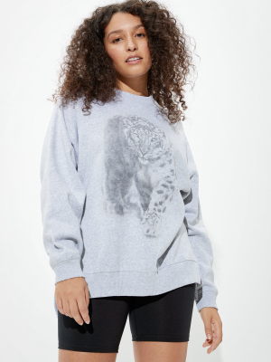 Ae Forever Oversized Crew Neck Sweatshirt