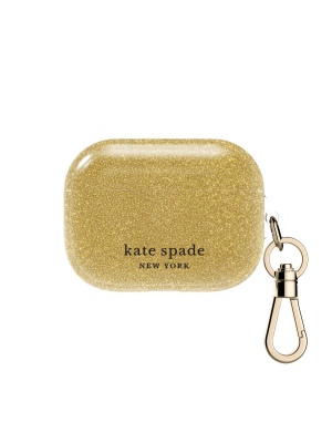 Kate Spade New York Airpods Pro Case - Gold Glitter