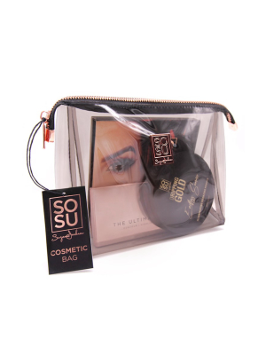 Sosu Transparent Travel Cosmetic Bag