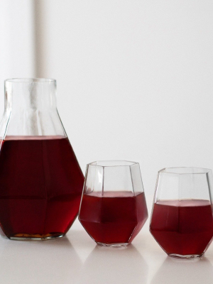 Geometric Wine Glasses (set Of 2)